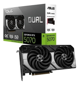 Видеокарта ASUS GeForce RTX 5070 Dual OC (с картой OZON)