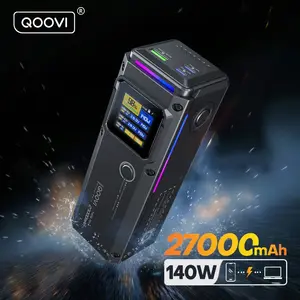 Портативный аккумулятор QOOVI 27000 мАч с быстрой зарядкой PD 140 Вт
