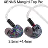 Наушники проводные XENNS Mangird Top Pro, 3.5 мм, 4.4 мм, черный, черный матовый (с картой OZON, из-за рубежа)