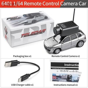 Мини-Автомобиль FPV RC с HD Камерой 1920х1080, 6,8х3,2х3,9 см., 3 цвета (с Озон картой, из-за рубежа)