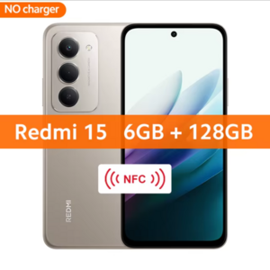Смартфон Redmi 15, Global Version, 6/128GB,  7000 мАч, 6.9' 144 Гц, Snapdragon 685 (из-за рубежа)