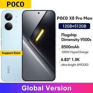 Смартфон Росо X8 Pro Max, 12/256ГБ, global (из-за рубежа, пошлина 1973₽)