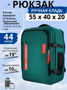 Рюкзак-сумка в ручную кладь 55х40х20 см (с картой OZON) 