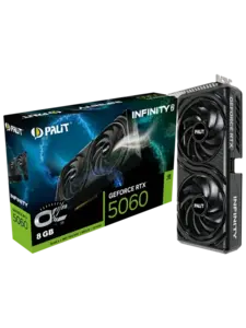 Видеокарта Palit GeForce RTX 5060 Infinity 2 OC 8 ГБ (с подпиской, с ВБ кошельком)