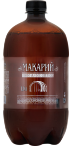 [Архангельск] Пиво светлое Макарий Живое двухступенчатой фильтрации непастеризованное 4%, 1L