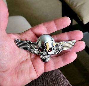 Шильдик 3D на автомобиль/мотоцикл (из-за рубежа, с картой Ozon) 