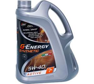 Масло мотороное G-ENERGY Synthetic Active 5W-40 5л 