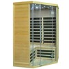 Инфракрасная сауна из хемлока SaunaMagic Glass CS Corner Mini (с картой OZON)