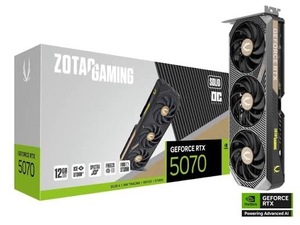 Видеокарта Zotac RTX 5070 Solid OC (макс. кошелек + подписка)