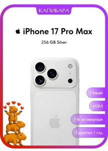 Смартфон Apple iPhone 17 Pro Max 256GB Silver eSIM (с ВБ кошельком)