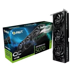 Видеокарта Palit RTX5070 INFINITY 3 OC 12GB GDDR7 192bit 3xDP HDMI 3FAN RTL 