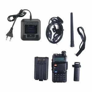 Радиостанция Baofeng UV-5R, влагозащищённая с подсветкой дисплея и шумоподавлением, 2 шт.