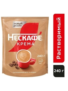 Кофе растворимый Нескафе Классик Крема 240 г (с банками-партнерами, при покупке от 2 шт.)