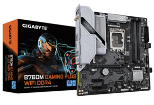 Материнская плата Gigabyte B760M GAMING PLUS WIFI DDR4 LGA1700 Intel (с ВБ кошельком)